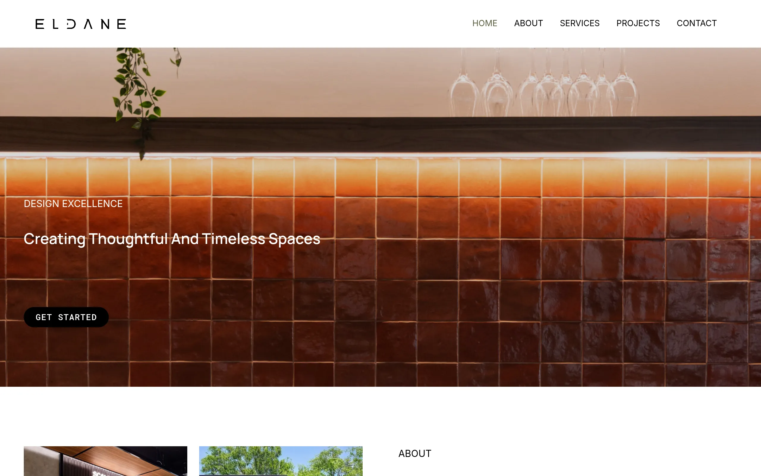 Eldane website screenshot