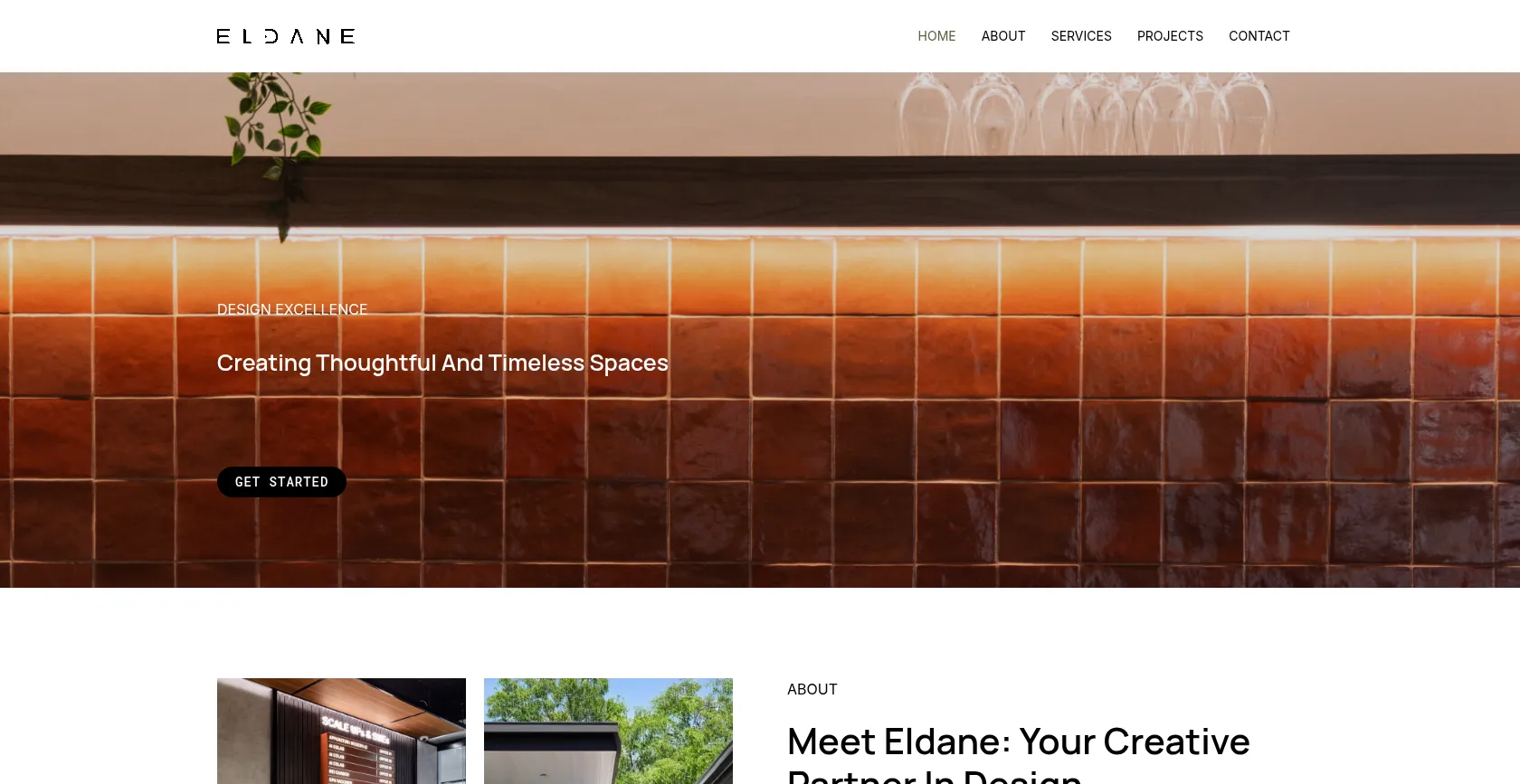 Eldane website preview